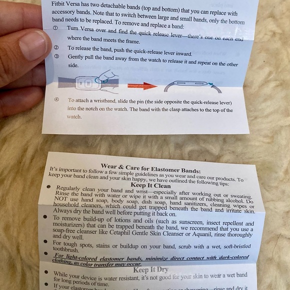 Set of 4 Versa 3 watch bands (Last chance) - Picture 3 of 3